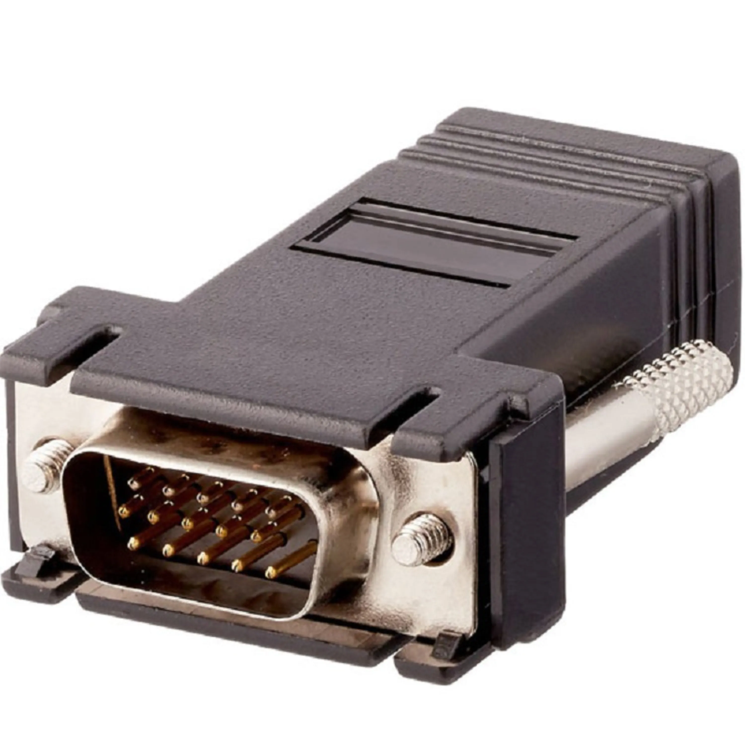 افزایش طول (اکستندر) کابل VGA به RJ45 توسط کابل شبکه | شناسه کالا KT-9911138